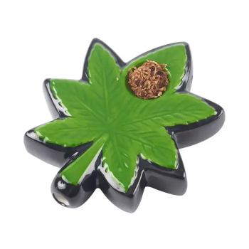 Трубка керамічна CHAMP HIGH LEAF PIPE - фото №1 Аромадим