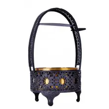 Кошик для вугілля YAHYA Black/Gold, 12см