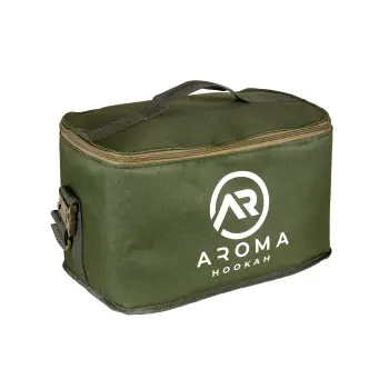 Сумка для кальяну Aroma Hookah Green 38 см - фото №1 Аромадим
