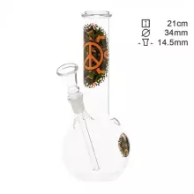 Бонг склянний Greenline H;21 cm-Ø:34mm SG:14.5mm
