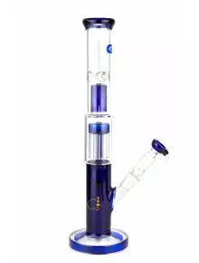 Бонг стеклянный Grace Glass Ice Smile H- 39 cm - D:38 mm - фото №1 Аромадым