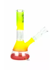 Бонг стеклянный Amsterdam RASTA CLUB Mini - H:19cm - D:22mm - фото №1 Аромадым