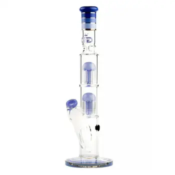 Бонг стеклянный Grace Glass Big Cane Blue H:41- Ø:29.5mm - SG:18.8mm - TH:5mm