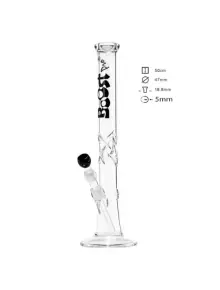Бонг стеклянный BOOST PRO - H:50cm - ?:47mm - SG: 18,8mm - фото №1 Аромадым