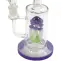 Бонг скляний Grace Glass Purple Mushroom Percolator H:36cm SG:18.8mm d:65mm - фото №3 Аромадим