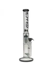 Бонг склянний Grace Glass Limited Edition Black Barrel Bong H:42cm D:55mm Socket:18,8cm TH:5mm - фото №1 Аромадим