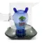 Бонг скляний Grace Glass Spaceship Alien Bong Blue H:18cm SG:18.8mm d:70/25mm - фото №3 Аромадим