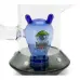 Бонг скляний Grace Glass Spaceship Alien Bong Blue H:18cm SG:18.8mm d:70/25mm - фото №3 Аромадим
