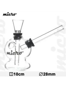 Бонг скляний Micro H:10cm - фото №1 Аромадим