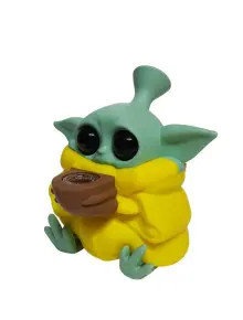 Бонг Силіконовий "Baby Yoda Grogu" - фото №1 Аромадим