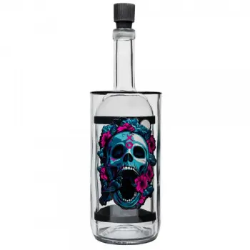 Бонг скляний водник "Skull" - фото №1 Аромадим