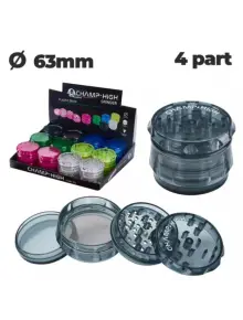 Гріндер акриловий C HIGH DRUM PLAST GRIND COL D:63 MM - фото №1 Аромадим