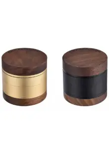 Гриндер деревянный CHAMP HIGH ROUND WOODEN GRINDER 62MM - фото №1 Аромадым