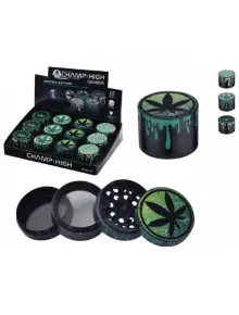 Гріндер CHAMP HIGH DRIPPING LEAF PAINT 40MM-DL12 - фото №1 Аромадим