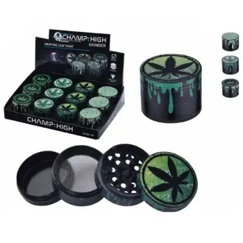 Гриндер CHAMP HIGH DRIPPING LEAF PAINT 40MM-DL12 - фото №1 Аромадым