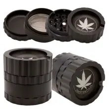 Гриндер металлический Amsterdam Black Grinder 4part d:63mm