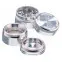 Гриндер металлический Amsterdam - 4part- Ø:30mm-Silver - фото №2 Аромадым
