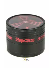 Гриндер металевий DOPE BRONS з віконцем на 4 секції - D: 62 mm - фото №1 Аромадим