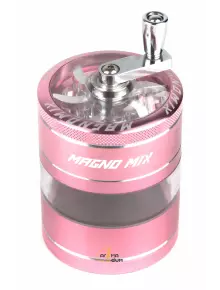 Гриндер Magno Mix Crank and Window - 4part Pink - D:63mm - фото №1 Аромадим