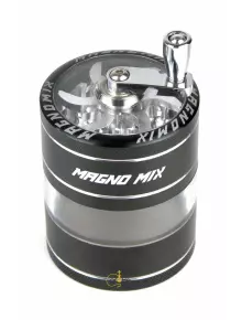 Гриндер Magno Mix Crank and Window - 4part Black-D:62mm - фото №1 Аромадим