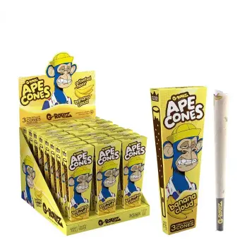 Блант G-ROLLZ Ape Cones "Banana Cloud" - 3 Pop Cones - фото №1 Аромадым
