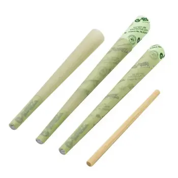 Бумага для самокруток G-Rollz | Pets Rock "Rap" Organic Green Hemp - 3 KS Cones