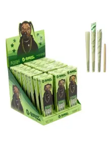 Папір для самокруток G-Rollz | Pets Rock "Rap" Organic Green Hemp - 3 KS Cones - фото №1 Аромадим