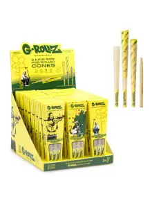 Папір для самокруток G-ROLLZ Banksy's Graffiti - Bamboo Unbleached - фото №1 Аромадим