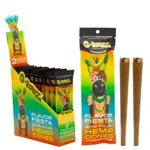 Бумага для самокруток G-ROLLZ - 2x Multifruit Flavored Pre-Rolled Hemp Cones