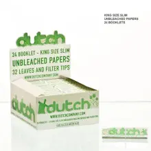 Папір для самокруток Dutch King Size + TIPS