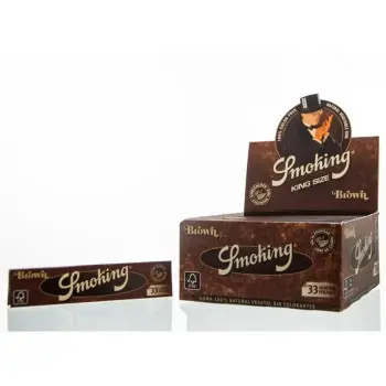 Папір для куріння Smoking Brown King Size 33 - фото №1 Аромадим