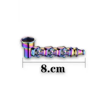 Металлическая трубка CHAMP HIGH SKULL METAL PIPE 8 CM
