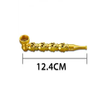 Металлическая трубка Champ CHH SKULL METAL PIPE 12.4 CM DL-12