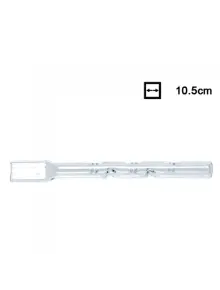 Трубка стеклянная Kawum Glass One Hitter L:10.5cm - фото №1 Аромадым