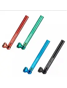 Трубка стеклянная CHAMP HIGH COLORFUL GLASS PIPE 125 mm - фото №1 Аромадым