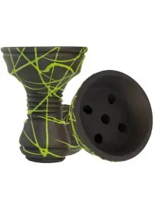 Чаша для кальяну Gusto Bowls Killa Bowls Black Glaze - фото №1 Аромадим