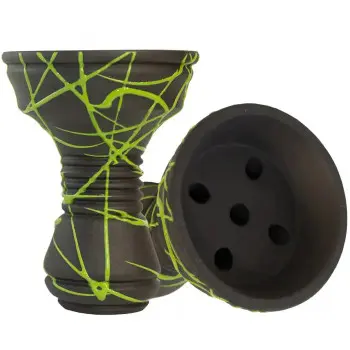 Чаша для кальяну Gusto Bowls Killa Bowls Black Glaze - фото №1 Аромадим