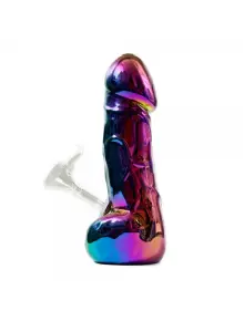 Бонг скляний Rainbow Dick - фото №1 Аромадим