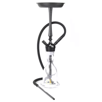 Кальян Kaya ELOX 30CМ Clear Alum Plug Black 2S - фото №1 Аромадим
