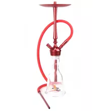 Кальян Kaya ELOX 30CМ Clear Alum Plug Red 2S