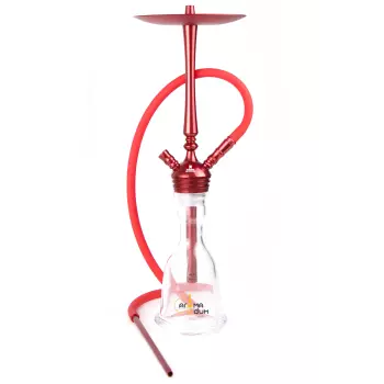 Кальян Kaya ELOX 30CМ Clear Alum Plug Red 2S - фото №1 Аромадим