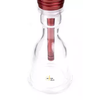 Кальян Kaya ELOX 30CМ Clear Alum Plug Red 2S