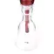 Кальян Kaya ELOX 30CМ Clear Alum Plug Red 2S - фото №3 Аромадым