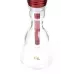 Кальян Kaya ELOX 30CМ Clear Alum Plug Red 2S - фото №3 Аромадим