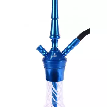 Кальян Kaya ELOX 630CE White Zebra Lance Cut Blue 2S