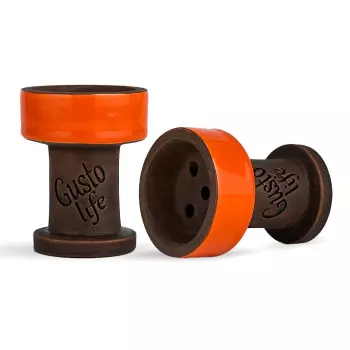 Чаша для кальяну Gusto Bowls Rook Orange - фото №1 Аромадим