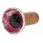 Чаша для кальяну Облако Flow Black on Burgundy Marble - фото №2 