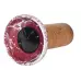 Чаша для кальяну Облако Flow Black on Burgundy Marble - фото №2 Аромадым