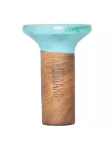 Чаша для кальяну Облако Flow Black on Light Blue-green Marble - фото №1 