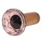 Чаша для кальяну Облако Flow Black on Pink-black Marble - фото №2 